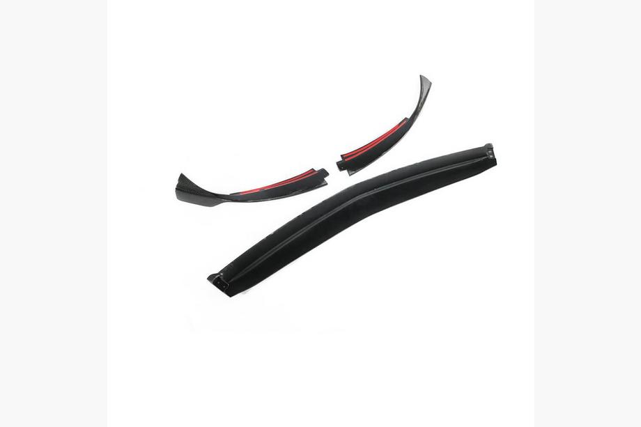 Mercedes A-class W177 2018- Front Bumper Lip V3 for AMG-Line SD 2018-2021 Carbon Photo 4