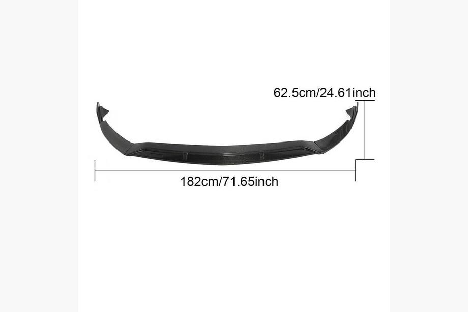 Mercedes A-class W177 2018- Front Bumper Lip V3 for AMG-Line SD 2018-2021 Carbon Photo 5