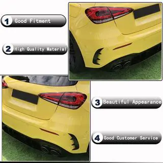 Rear bumper covers (for A45 AMG 2021-2023, Carbon) photo 3