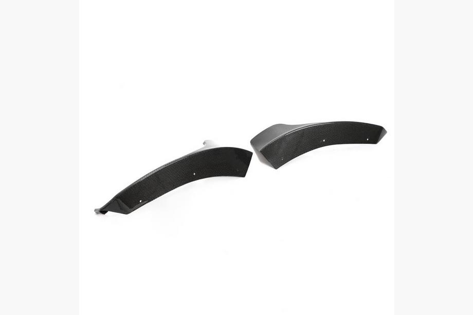 Mercedes A-class W177 2018- Front Bumper Flap Covers (for AMG-Line 2018-2021, Carbon) Photo 5