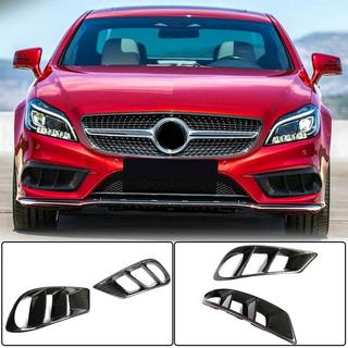 Carbon Front Bumper Covers (for AMG-Line SD 2015-2018) photo 1