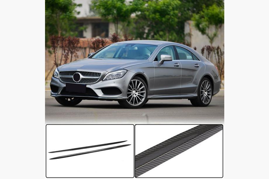 Mercedes CLS C218 2011-2018 Side Skirts (for AMG-Line / CLS63 AMG SD 2015-2018, Carbon) Photo 1