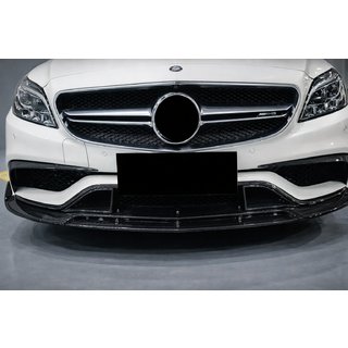 Front Bumper Lip V2 Add-on (for CLS63 AMG SD 2015-2018, Carbon) photo 4