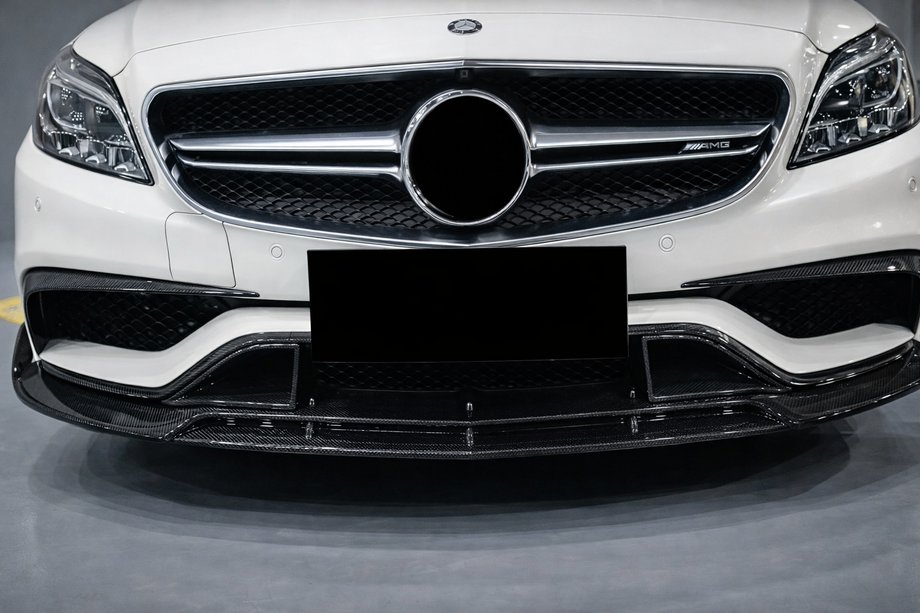 Mercedes CLS C218 2011-2018 Carbon Front Bumper Covers for CLS63 AMG SD 2015-2018 Photo 6