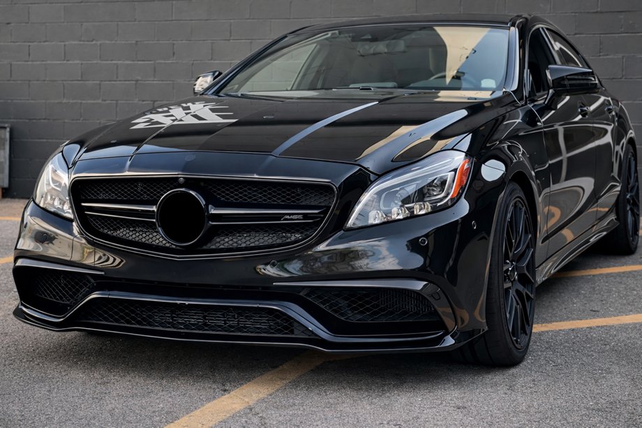 Mercedes CLS C218 2011-2018 Carbon Front Bumper Covers for CLS63 AMG SD 2015-2018 Photo 3
