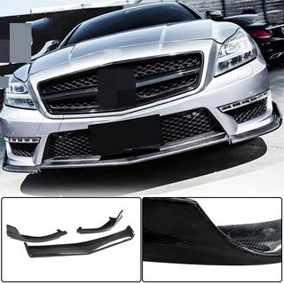 Front Bumper Lip V1 Spoiler (for CLS63 AMG SD 2011-2014, Carbon) photo 1