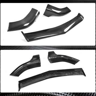 Front Bumper Lip V1 Spoiler (for CLS63 AMG SD 2011-2014, Carbon) photo 4