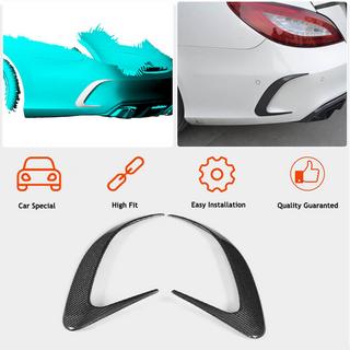 Rear bumper covers (for Base / CLS63 AMG SD 2015-2018, Carbon) photo 2