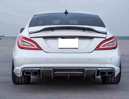 Mercedes CLS C218 2011-2018 Rear Bumper Diffuser for AMG-Line/CLS63 AMG 2011-2014, Carbon photo 2