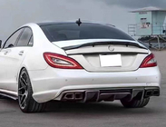 Mercedes CLS C218 2011-2018 Rear Bumper Diffuser for AMG-Line/CLS63 AMG 2011-2014, Carbon photo 3