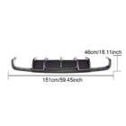 Mercedes CLS C218 2011-2018 Rear Bumper Diffuser for AMG-Line/CLS63 AMG 2011-2014, Carbon photo 6