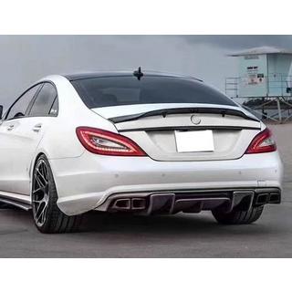 Rear Bumper Diffuser for AMG-Line/CLS63 AMG 2011-2014, Carbon photo 3