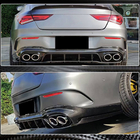 Mercedes CLA C118 2019- Rear Bumper Diffuser for AMG-Line SD 2019-2022, Carbon photo 4