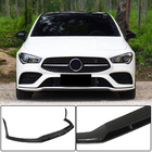 Mercedes CLA C118 2019- Front Bumper Lip Spoiler (for AMG-Line / CLA35 AMG SD 2019-2022, Carbon) photo 1