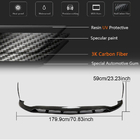 Mercedes CLA C118 2019- Front Bumper Lip Spoiler (for AMG-Line / CLA35 AMG SD 2019-2022, Carbon) photo 5