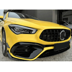 Mercedes CLA C118 2019- Front bumper extensions (for CLA45 AMG 2019-2022, ABS) photo 2