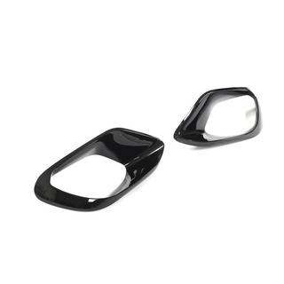 Front bumper extensions (for CLA45 AMG 2019-2022, ABS) Mercedes CLA C118 2019- photo 4