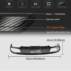 Mercedes E-class coupe C238 2016-2024 Rear Bumper Diffuser V1 for AMG-Line 2017-2019 Carbon photo 6