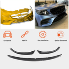 Mercedes E-class coupe C238 2016-2024 Front Bumper Lip for AMG-Line 2017-2019 Carbon photo 2