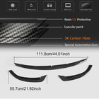 Mercedes E-class coupe C238 2016-2024 Front Bumper Lip for AMG-Line 2017-2019 Carbon photo 6