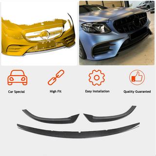 Front Bumper Lip for AMG-Line 2017-2019 Carbon photo 2