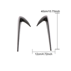 Mercedes E-class coupe C238 2016-2024 Carbon Front Fender Covers (for AMG-Line 2017-2019) photo 3