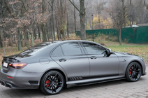 Mercedes E-class coupe C238 2016-2024 Carbon Front Fender Covers (for AMG-Line 2017-2019) photo 6