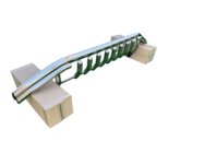 Toyota Land Cruiser Prado 150 2009-2023 Front bumper guard (stainless steel) photo 2