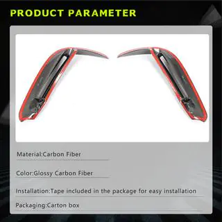 Carbon Fog Light Covers (for V-Class 2014-2019) photo 4