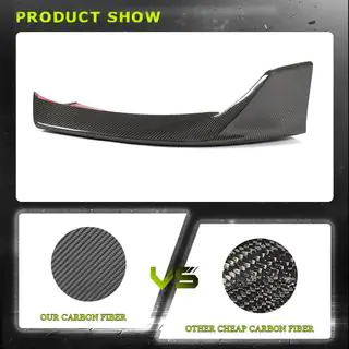 Front Bumper Flap Covers (for V Class 2014-2019, Carbon) photo 2