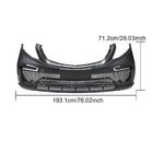 Mercedes Vito/V-class W447 2014- Front Bumper V1 (2014-2019, Carbon) photo 5