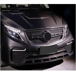 Front Bumper V1 (2014-2019, Carbon) Mercedes Vito/V-class W447 2014- photo 2