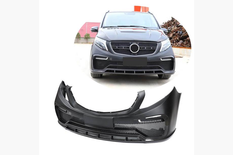 Mercedes Vito/V-class W447 2014- Front Bumper V1 (2014-2019, Carbon) Image