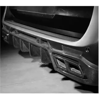 Rear Bumper (2014-2019, Carbon) Mercedes Vito/V-class W447 2014- photo 3