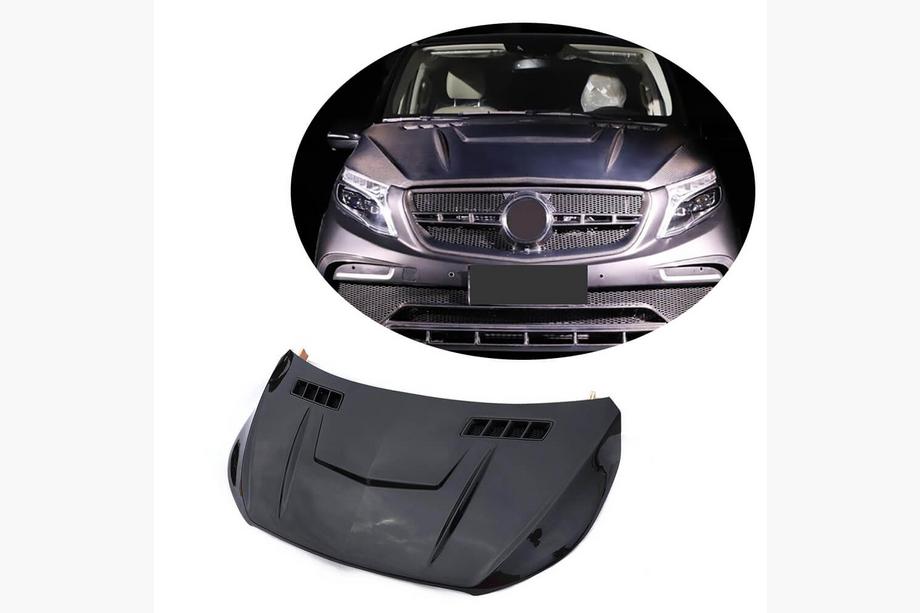 Mercedes Vito/V-class W447 2014- Hood V2 (2014-2019, Carbon) Photo 1
