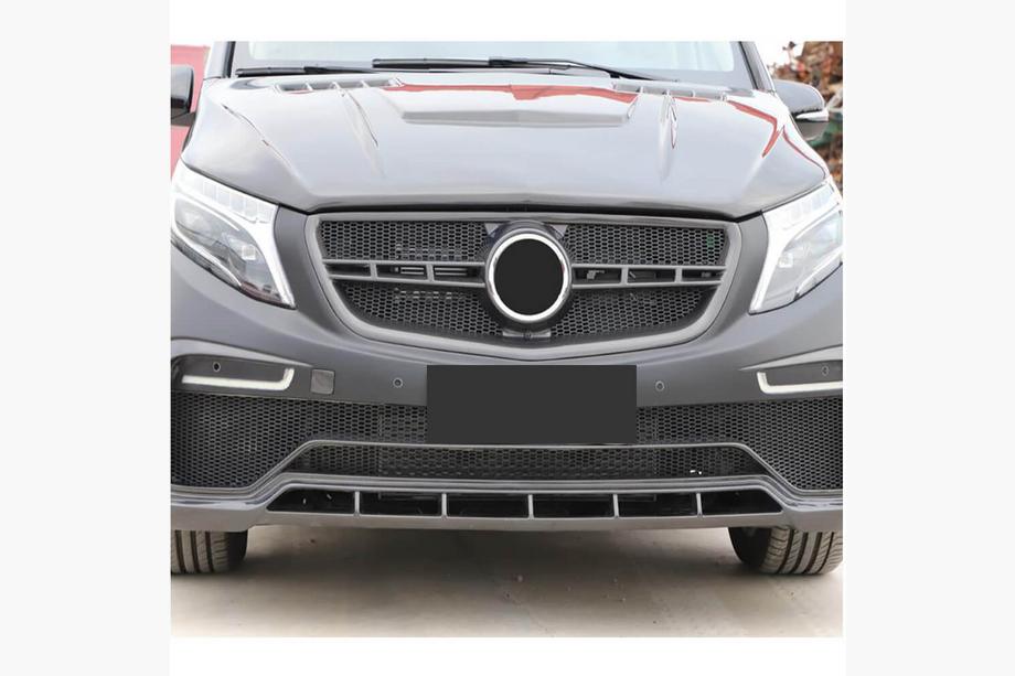 Mercedes Vito/V-class W447 2014- Hood V2 (2014-2019, Carbon) Photo 3