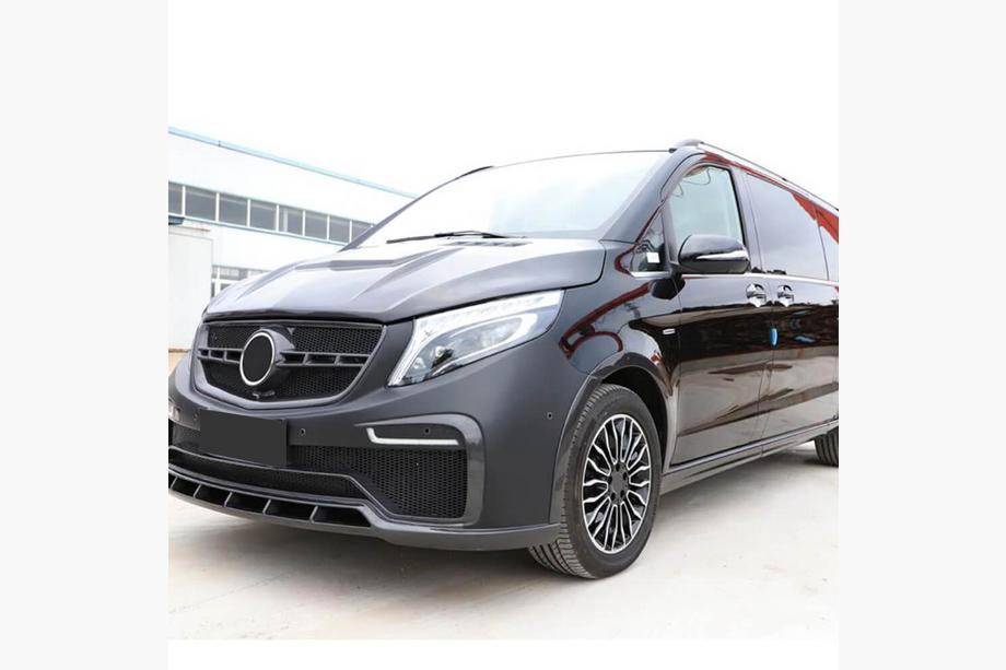 Mercedes Vito/V-class W447 2014- Hood V2 (2014-2019, Carbon) Photo 4