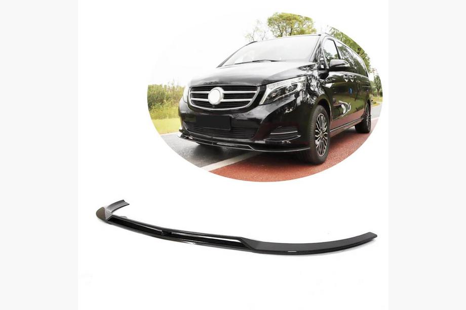 Mercedes Vito/V-class W447 2014- Front Bumper Lip Spoiler (2014-2019, Carbon) Image