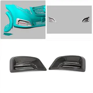 Fog Light Covers V2 (2014-2019, Carbon) photo 2