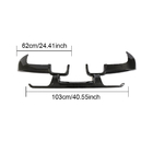 Mercedes Vito/V-class W447 2014- Rear Bumper Diffuser V3 (for V-Class 2014-2019, Carbon) photo 5