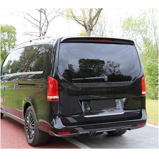 Rear Bumper Diffuser V3 (for V-Class 2014-2019, Carbon) photo 2