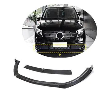 Front Bumper Lip Overlay (2020+, Dry Carbon) photo 1