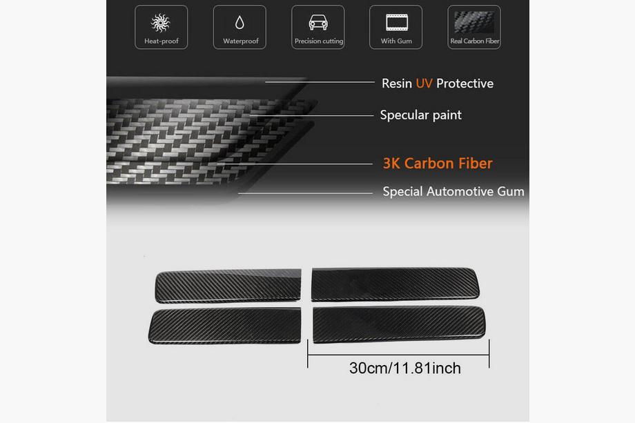 Mercedes G class W463 2018-2024 Interior Door Trim Covers (Dry Carbon) Photo 5