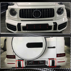 Mercedes G class W463 2018-2024 Front and Rear Bumper Cover Set (for G63 AMG, Dry Carbon) photo 5