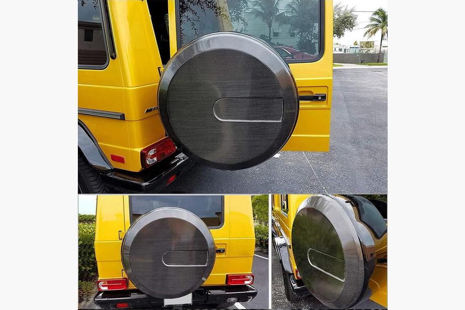 Mercedes G class W463 1990-2018 Spare Wheel Cover (2004-2018, Dry Carbon) Photo 4