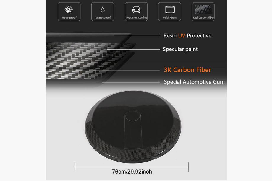Mercedes G class W463 1990-2018 Spare Wheel Cover (2004-2018, Dry Carbon) Photo 5