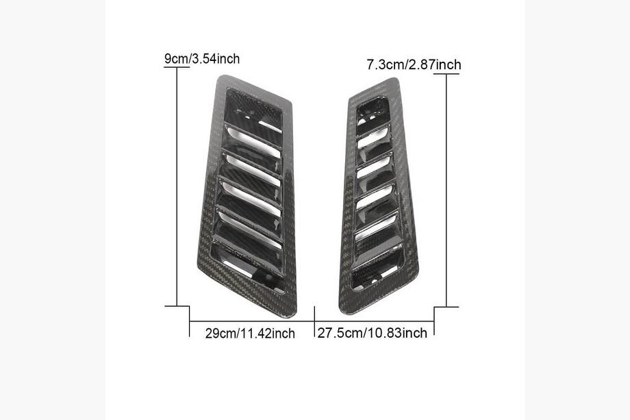 Mercedes G class W463 1990-2018 Front Fender Covers (Dry Carbon) Photo 6