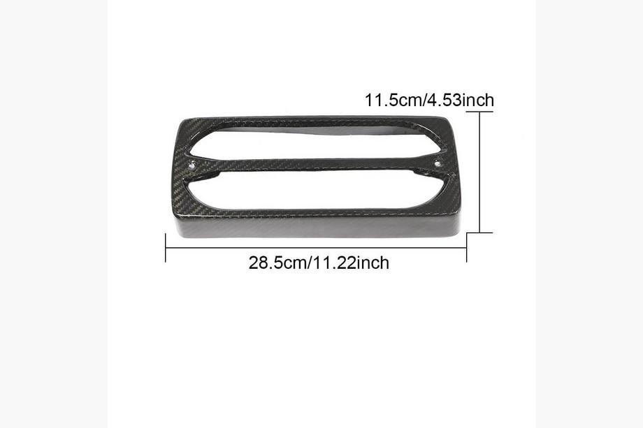 Mercedes G class W463 1990-2018 Tail Light Covers (Dry Carbon) Photo 6