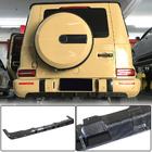 Mercedes G class W463 2018-2024 Rear Bumper Diffuser V1 for G63 AMG, Carbon photo 1