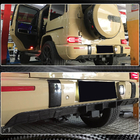 Mercedes G class W463 2018-2024 Rear Bumper Diffuser V1 for G63 AMG, Carbon photo 4